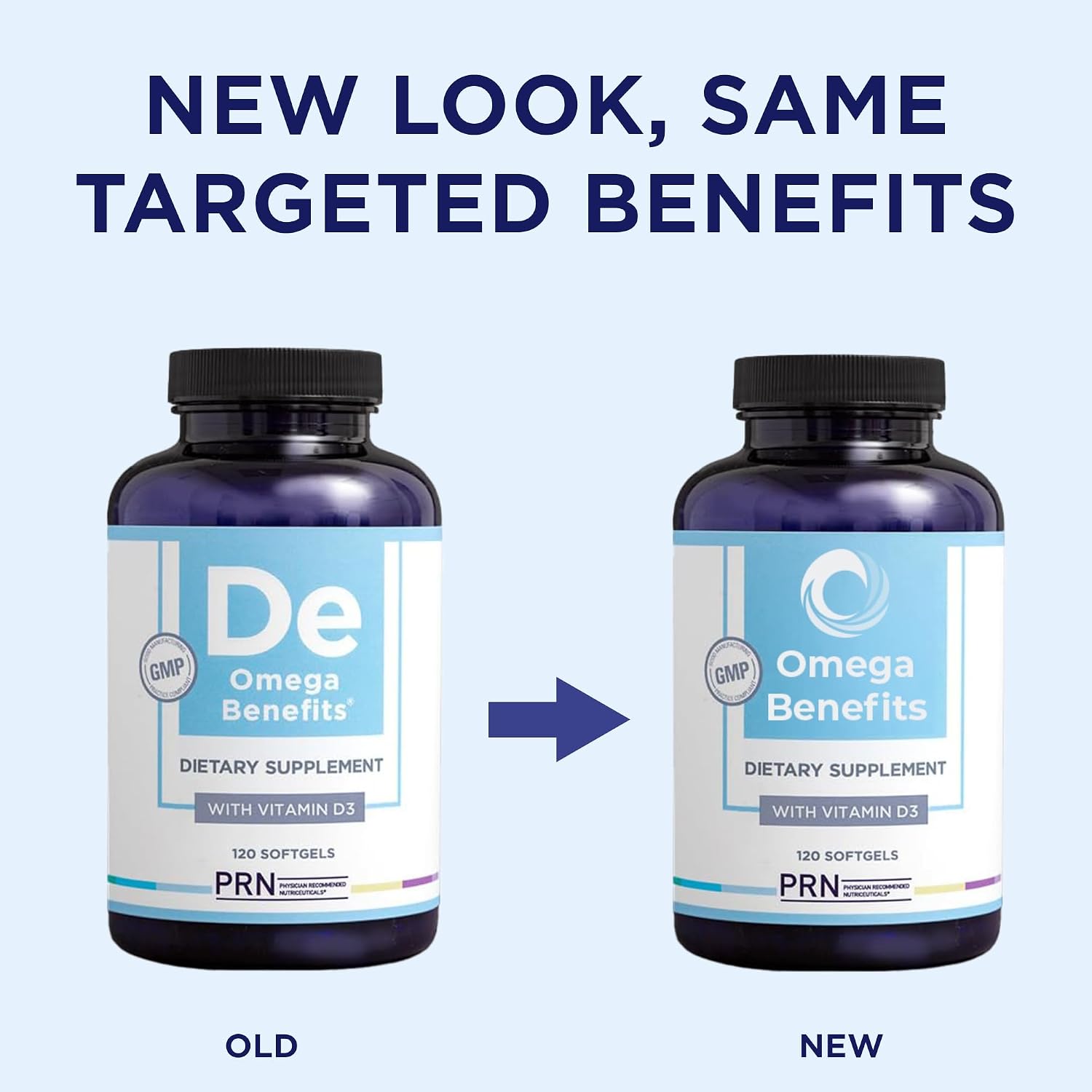 PRN Omega 3 Supplement - 120 Softgels